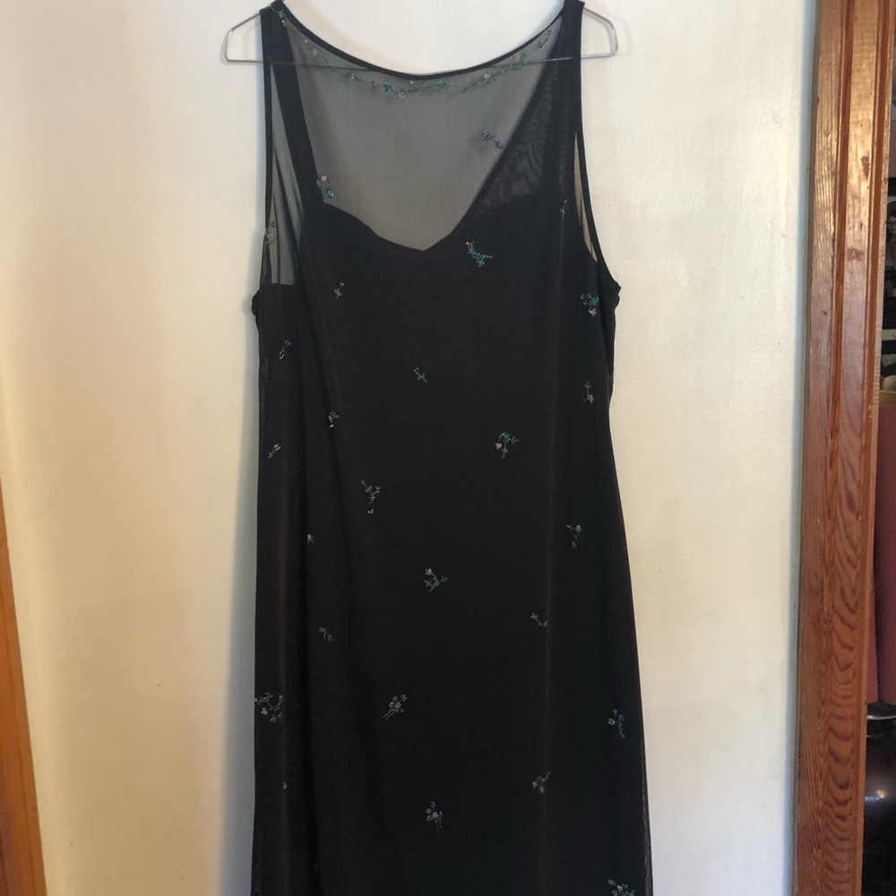 Vintage BCBG Maxazria beaded dress